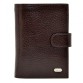 Кожаный коричневый бумажник Desisan