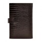Шикарный мужской бумажник коричневого цвета Desisan
