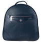 Удобный кожаный рюкзак синего цвета Karya
