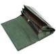 Лакированый зелёный кожаный кошелёк  Marco Coverna