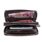 Коричневий шкіряний гаманець-клатч на два відділення Bexhill