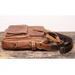 Вместительная сумка под А4 коричневого цвета Vintage