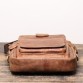 Вместительная сумка под А4 коричневого цвета Vintage