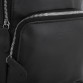 Чёрная кожаная сумка слинг среднего размера  Newery