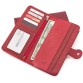 Червоний шкіряний гаманець на кнопці Marco Coverna