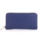Синій гаманець на блискавці із сап&#39;янової шкіри Newery