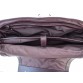 Коричневая кожаная сумка-мессенджер на 15.6 дюймов  Newery