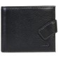 Мужской кожаный кошелёк MS Collection MD 4m-611 черный Horton Collection