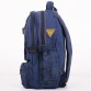 Синій рюкзак з безліччю кишень Goldbe