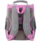 Рюкзак шкільний каркасний сіро-рожевий GoPack