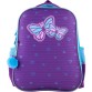 Рюкзак школьный полукаркасный Butterflies для девочек фиолетовый GoPack