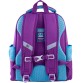 Рюкзак школьный полукаркасный Butterflies для девочек фиолетовый GoPack