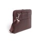 Кожаная сумка для ноутбука коричневая 13"  Issa Hara