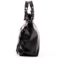 Черная вместительная сумка с искусственной кожи  Cameliya