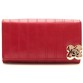 Червоний жіночий гаманець з квіткою Mertyk