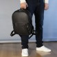 Чоловічий рюкзак із чорної шкіри Karl Jizuz
