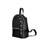 Мініатюрний рюкзак Baby Sport Black черного кольору з заклепками Jizuz