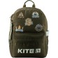 Рюкзак школьный цвета хаки Camping Kite