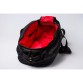 Сумка-рюкзак чорний з червоною підкладкою INFINITY MAD