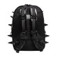 Блискучий чорний рюкзак для дівчат MadPax