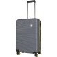 Серый чемодан из ABS пластика Abroad National Geographic