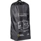 Велика дорожня сумка на колесах чорного кольору National Geographic