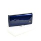 Стильний синій гаманець з блиском Bretton