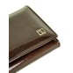 Симпатичний коричневий гаманець з лакованої шкіри Bretton