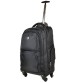Четырёхколёсная сумка на колесах - рюкзак чёрного цвета Power In Eavas