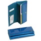 Лаковий шкіряний гаманець блакитного кольору Bretton