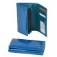 Блакитний гаманець з лаковим покриттям Bretton