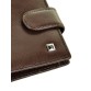 Компактное кожаное портмоне коричневого цвета Bretton
