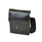 Маленькая мужская сумка-планшет черного цвета DrBond