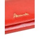 Женский кожаный кошелек красного цвета Alessandro Paoli
