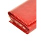 Красный кожаный кошелек среднего размера Alessandro Paoli