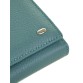 Качественный кожаный кошелек бирюзового цвета DrBond
