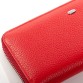 Червоний шкіряний гаманець на блискавки DrBond