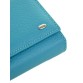 Симпатичний блакитний гаманець з натуральної шкіри DrBond