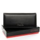 Шикарний шкіряний гаманець чорного кольору Alessandro Paoli