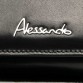 Шикарний шкіряний гаманець чорного кольору Alessandro Paoli