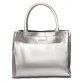 Стильная женская сумка серебристого цвета Alex Rai