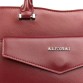Стильная вишневая сумка с клатчем в комплекте Alex Rai