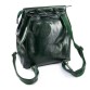 Зелёный  рюкзак - женская сумка