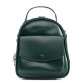 Крутой кожаный рюкзачок зеленого цвета Alex Rai