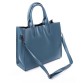 Світло-синя жіноча шкіряна сумка Alex Rai