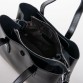 Женская сумка из черной гладкой кожи Alex Rai