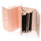 Шкіряний гаманець персикового відтінку Sergio Torretti