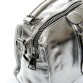 Стильная серебристая сумка-рюкзак