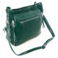 Зручна шкіряна сумка зеленого кольору Alex Rai