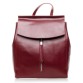 Сумка-рюкзак зі шкіри модного винного кольору Alex Rai